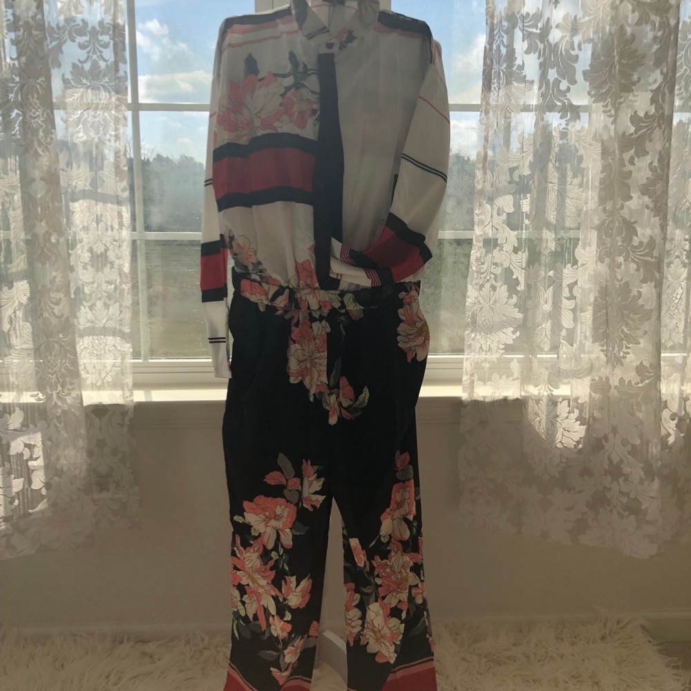Multi print jumpsuit